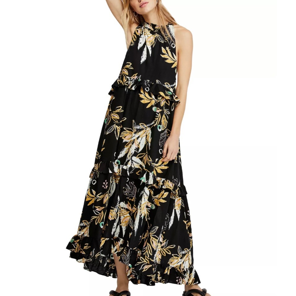 Free People Anita MAXI Dress Size L. Excellent condition